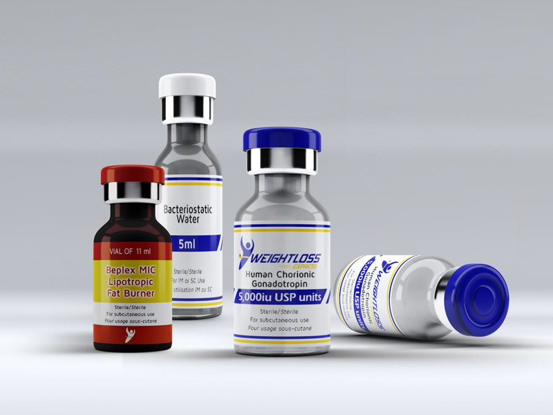 56 Day Supply HCG Injections + 11ml Beplex MIC Fat Burner Combo Kit