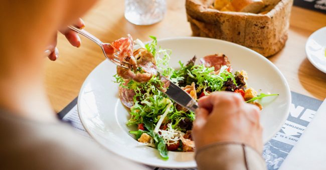 Benefits-of-HCG-Diet-Blog-Image-OFW Image of someone eating a salad